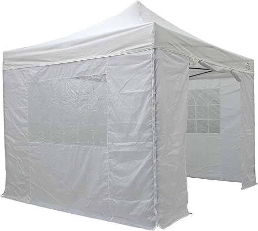 Carpa plegable blanca